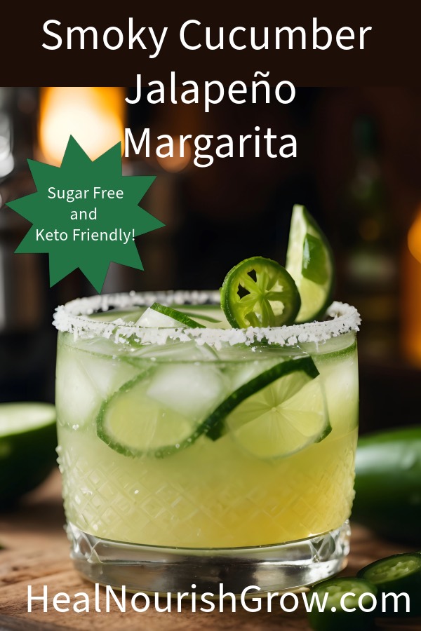 Smoky Jalapeno Keto Margarita - Low Carb Recipe