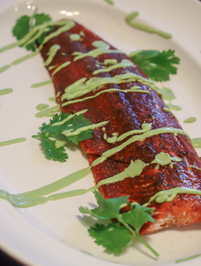 Spicy Keto Dry Rub on Salmon