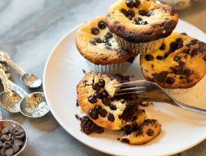 Keto Chocolate Chip Muffins