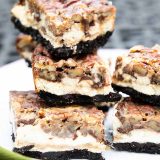 Keto Pecan Pie Cheesecake Bars