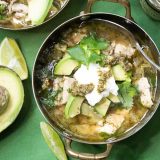 Cilantro Lime Sea Asparagus Chicken Soup