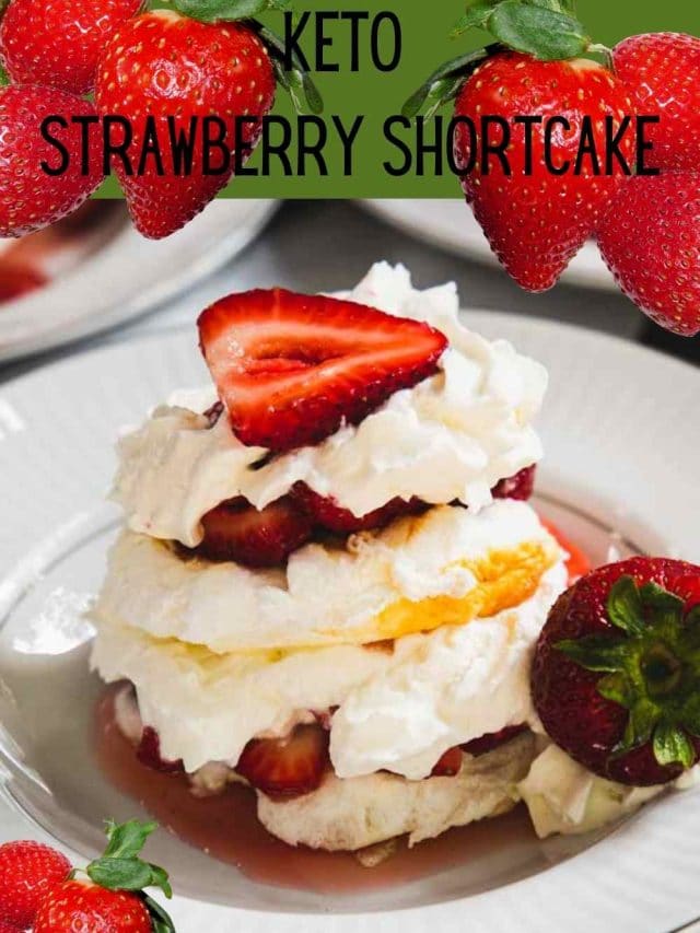 Keto Strawberry Shortcake