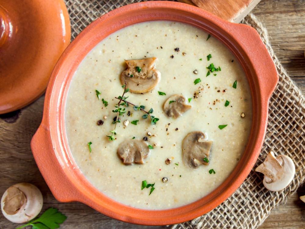 Keto Cream of Mushroom Soup