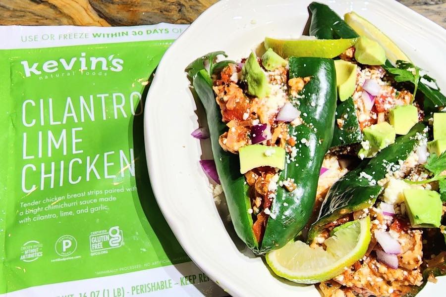 Stuffed Poblano with Chicken