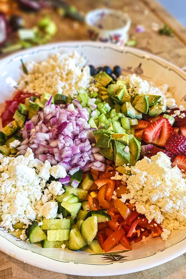 Summer Salad With Strawberries, Avocados and Feta