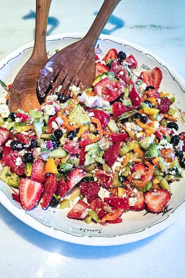 Summer Salad With Strawberries, Avocados and Feta